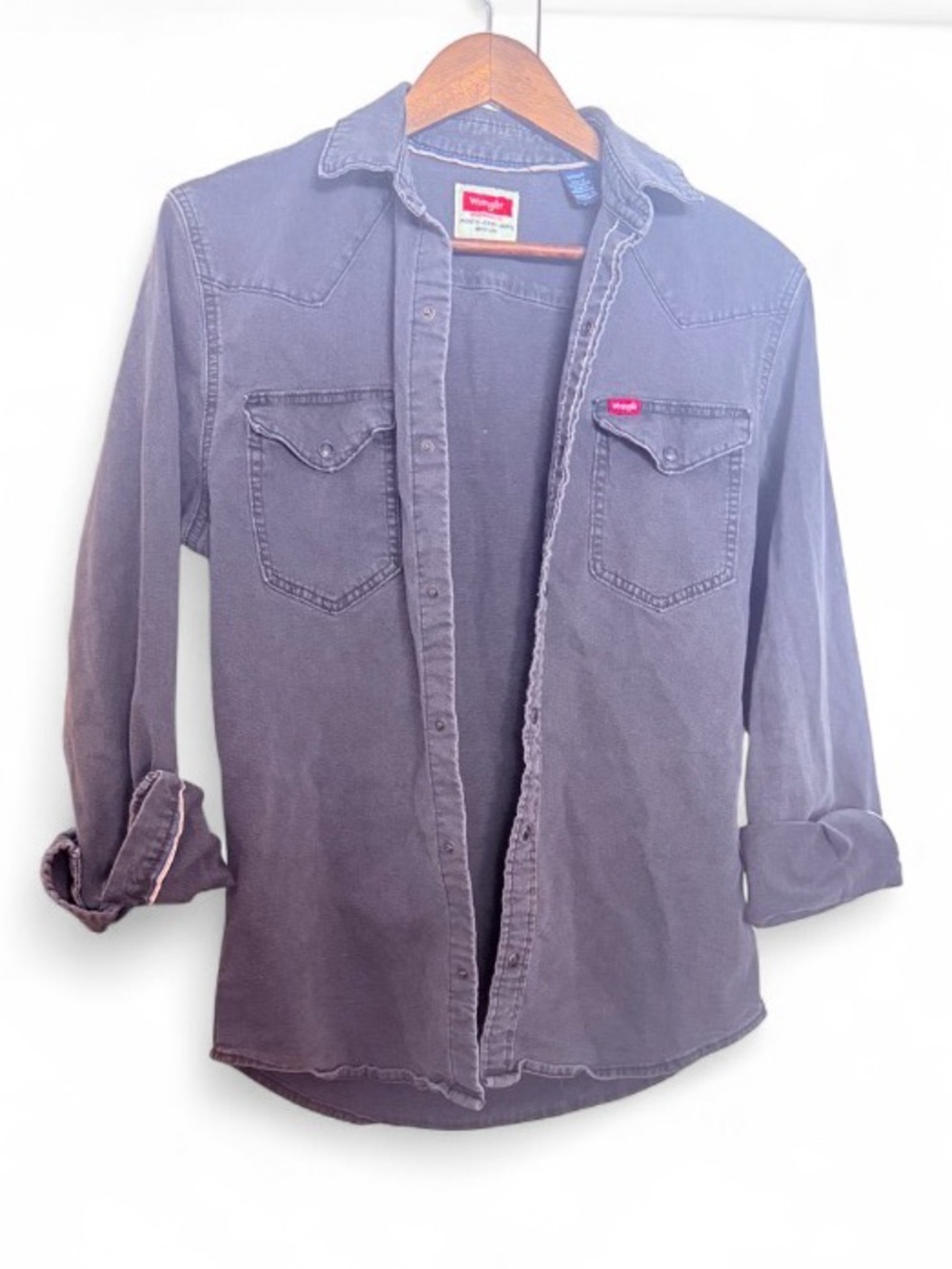 Wrangler Women's Faded Black Western Shirt